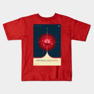 Atomic Clock NASA Artwork Kids T-Shirt